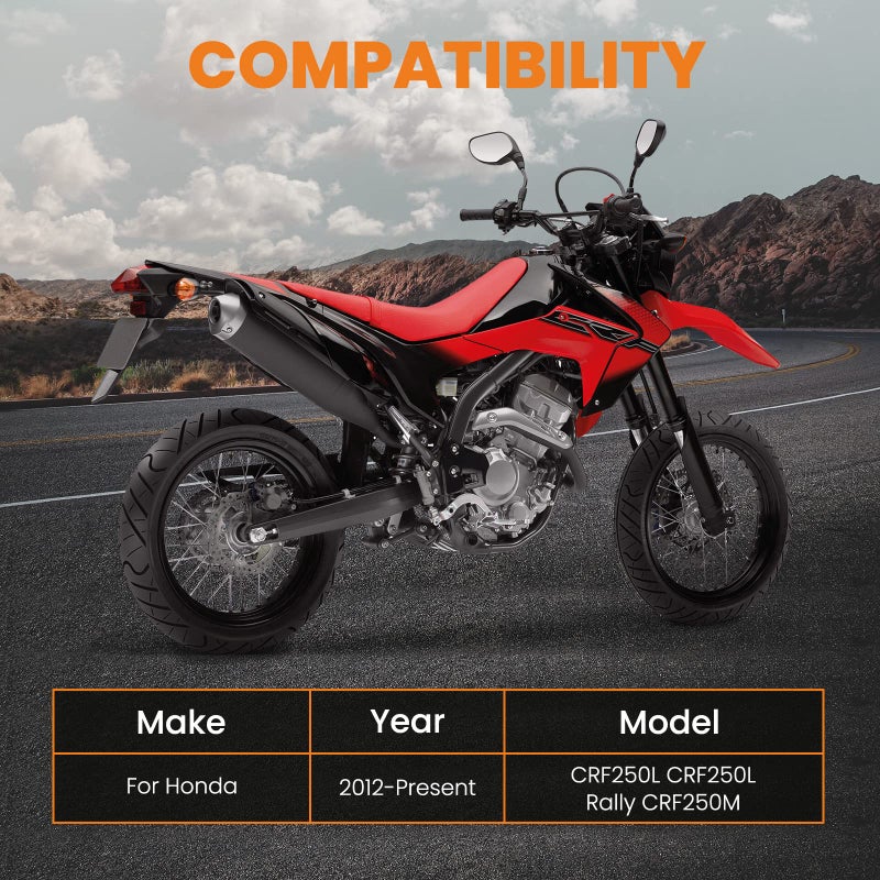 Waverspeed Rear Luggage Rack for Honda CRF250L CRF250M 2012-Present, Motorcycle Luggage Storage Carrier - Image 2